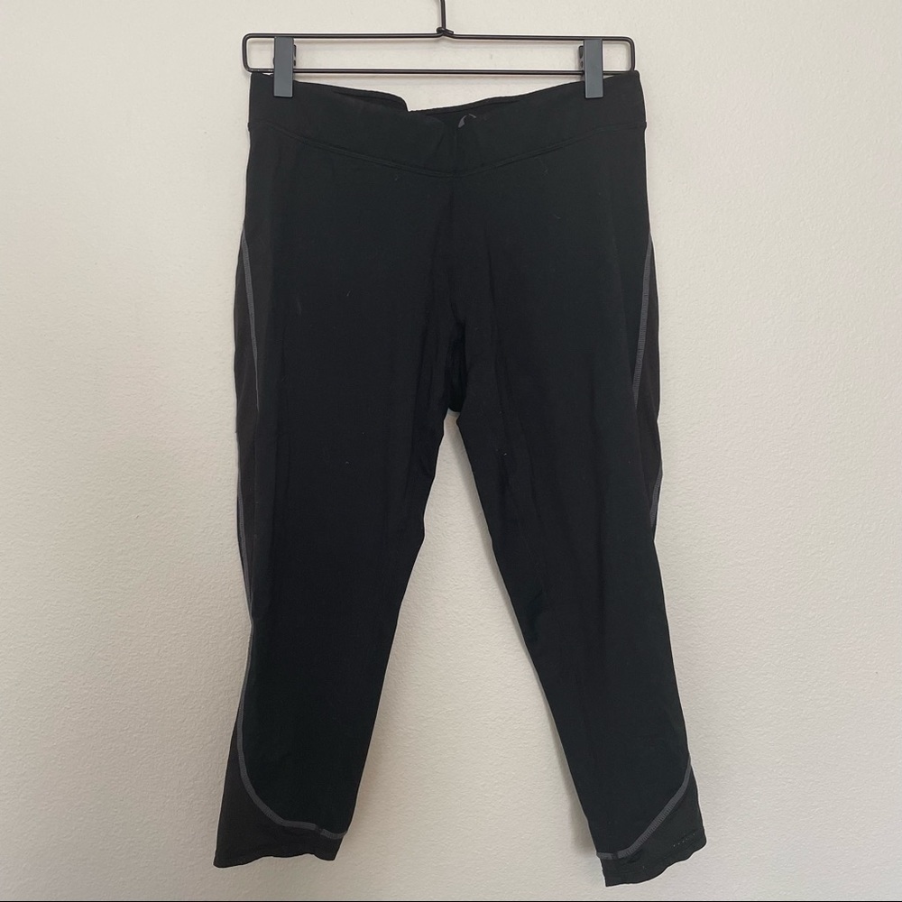 Hylete athletic legging back with grey stitching sz.L womens